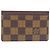 Louis Vuitton Damier Canvas Card Case N61722 Brown - view 2