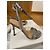 Dior Dway Silberne High Heels Weiß - Ansicht 3