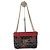 Borsa Valentino Rockstud Spike in pelle nera e rossa Multicolore - vista 13