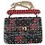 Borsa Valentino Rockstud Spike in pelle nera e rossa Multicolore - vista 3