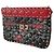 Borsa Valentino Rockstud Spike in pelle nera e rossa Multicolore - vista 5