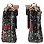 Borsa Valentino Rockstud Spike in pelle nera e rossa Multicolore - vista 7