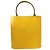 Borsa Prada in pelle Saffiano gialla Giallo - vista 4