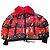 Giacca a piuma Moncler Plaret multicolore
