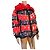 Giacca a piuma Moncler Plaret multicolore - vista 4