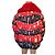 Giacca a piuma Moncler Plaret multicolore - vista 6