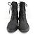Botas de combate de seda desgastada Fara de The Row Negro - vista 2