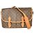 Gibeciere Sac Messenger Gibecière Louis Vuitton en Toile Monogram GM Marron