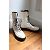 The row Las botines modelo Patty en cuero blanco talla 37 - vista 7