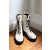 The row Las botines modelo Patty en cuero blanco talla 37 - vista 8