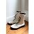 The row Las botines modelo Patty en cuero blanco talla 37 - vista 9