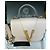 Borsa a mano Versace Virtus Barocco V Small in pelle di vitello Rosa - vista 4