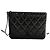 Balenciaga Clutch trapuntata con logo Nero