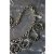 Collana Chanel in metallo argentato con lettere CHANEL Argento - vista 6