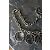 Collana Chanel in metallo argentato con lettere CHANEL Argento - vista 9