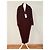 Cappotto in Cashmere ALAÏA 38 FR Mai Indossato, con Etichetta Oversized Bordò - vista 2