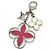 Portachiavi Limy di Louis Vuitton Rosa Bianco Monogramma