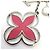 Portachiavi Limy di Louis Vuitton Rosa Bianco Monogramma - vista 3