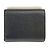 Prada Tri-fold Leather Triangle Compact Wallet Black - view 2