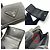 Prada Tri-fold Leather Triangle Compact Wallet Black - view 4