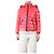 Moncler Rosa gefütterte Jacke mit Kapuze - Größe UK 10 Pink