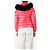 Moncler Rosa gefütterte Jacke mit Kapuze - Größe UK 10 Pink - Ansicht 2