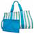 Borsa Tote PM Cannes Hermès Bianco Blu Tela