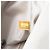 Chanel Argento Medio Classico in Satin e Paillettes Flap Singolo - vista 5