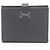 Billetera compacta Bearn de piel Hermès Negro