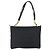 Bally Vintage Tote Bag aus gestepptem Leder Schwarz - Ansicht 2