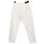 Jeans blancos de cintura alta de algodón Brunello Cucinelli - vista 2