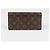 Louis Vuitton Portafoglio Lungo Sarah Marrone - vista 3