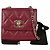 Trendy CC Chanel Borsa a spalla incrociata mini Cc alla moda Rosso