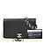 Wallet On Chain Portafoglio Chanel con catena in pelle trapuntata Nero
