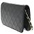 Wallet On Chain Portafoglio Chanel con catena in pelle trapuntata Nero - vista 4