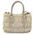 Prada Gaufre Tote Convertibile Tessuto Piccolo Beige - vista 2