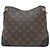 Borsa a Spalla Odeon PM Monogramma Louis Vuitton Marrone Nero - vista 2