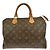 Borsa a mano Speedy Louis Vuitton in tela Monogram 30 Marrone