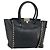 Borsa Tote Rockstud in pelle morbida media Valentino Garavani - vista 2