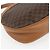 Céline Borsa a Spalla in Tela Macadam CELINE PVC Marrone Oro Auth ka1327 D'oro - vista 13