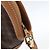 Céline Borsa a Spalla in Tela Macadam CELINE PVC Marrone Oro Auth ka1327 D'oro - vista 14