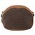 Céline Borsa a Spalla in Tela Macadam CELINE PVC Marrone Oro Auth ka1327 D'oro - vista 3