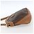Céline Borsa a Spalla in Tela Macadam CELINE PVC Marrone Oro Auth ka1327 D'oro - vista 4