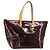 LOUIS VUITTON Borsa Tote Bellevue GM Monogram Vernis Amarante M93589 Auth 159715 Bordò