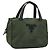 PRADA Borsa a mano in nylon verde Auth 160276