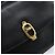 Borsa a Spalla CÉLINE Carrozza in Pelle Nera e Oro Auth 158123 Nero D'oro - vista 14