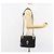 Borsa a Spalla CÉLINE Carrozza in Pelle Nera e Oro Auth 158123 Nero D'oro - vista 24