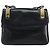 Borsa a Spalla CÉLINE Carrozza in Pelle Nera e Oro Auth 158123 Nero D'oro - vista 3