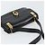 Borsa a Spalla CÉLINE Carrozza in Pelle Nera e Oro Auth 158123 Nero D'oro - vista 6