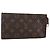LOUIS VUITTON Monogram Bucket GM Accessory Pouch LV Auth 159248